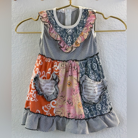 Tutu & Lulu Other - Tutu & Lulu Patchwork Dress Size 1-2T
